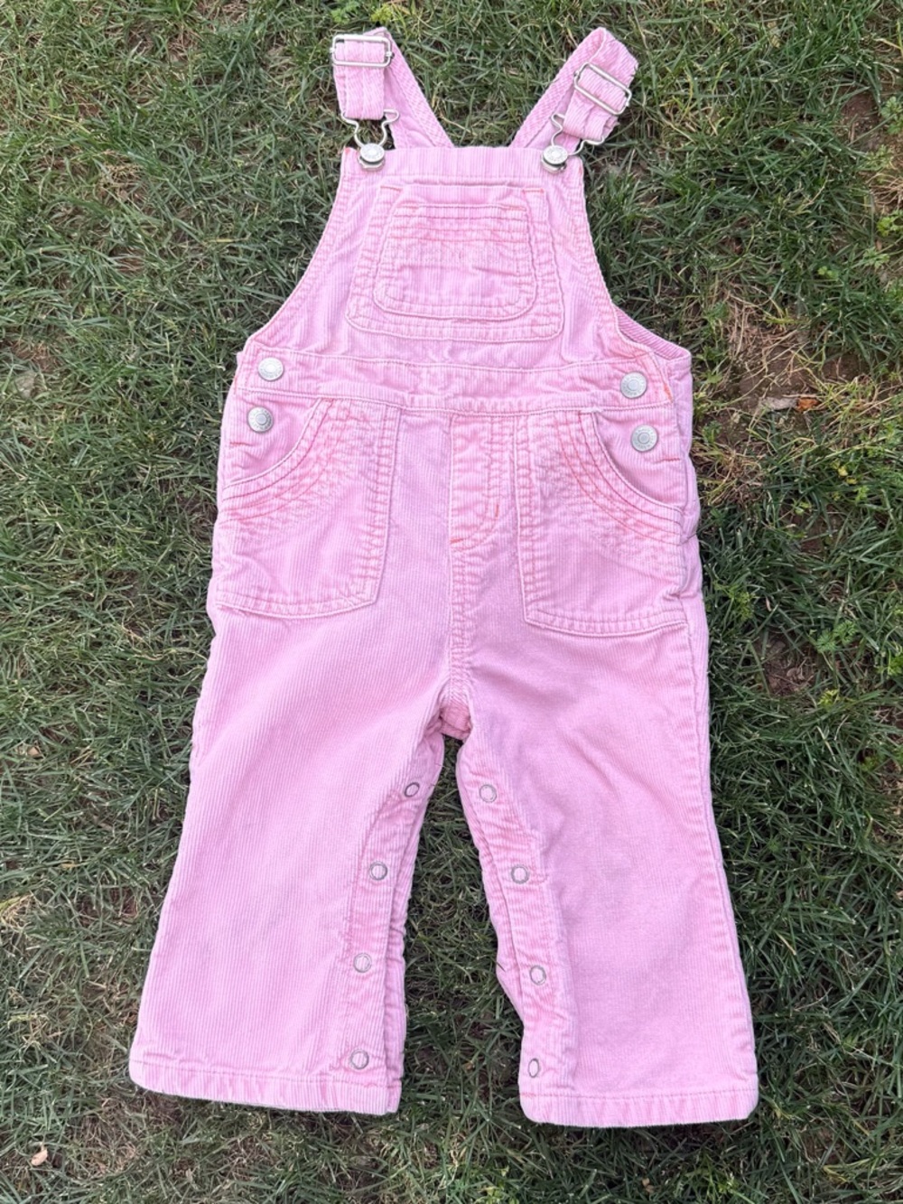 Vintage Y2K 2005 Old Navy Corduroy Overalls 18-24m